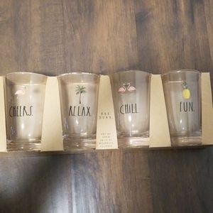 Rae Dunn drinking glasses
